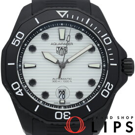 【中古】【箱 保証書】 タグ・ホイヤー アクアレーサー プロフェッショナル300 ナイトダイバー ウォッチ AQUARACER PROFESSIONAL 300 NIGHT DIVER WBP201D.FT6197 PVD/ラバー メンズ時計 ホワイト