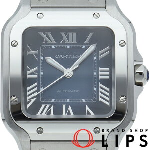 �y�V�i�z�y�� �ۏ؏� �o���h�z �J���e�B�G �T���g�X �h�D �J���e�B�G �E�H�b�` MM Santos De Cartier MM WSSA0063 SS �����Y���v �u���[