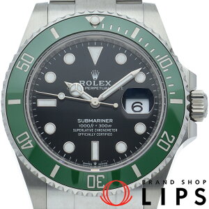 �y�V�i�z�y�� �ۏ؏��z �����b�N�X �T�u�}���[�i�f�C�g �E�H�b�` �O���[�� Submariner Date Green 126610LV SS �����Y���v �u���b�N