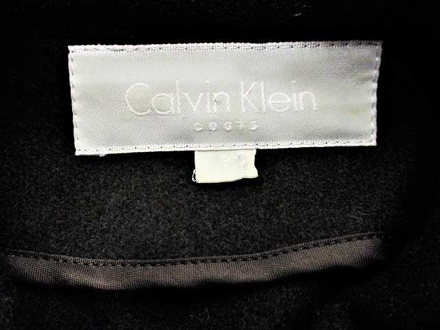 目立つダメージはありません 店内全品対象 Calvin Klein カルバンクライン ステンカラーミディアムコート フルジップ 9 20220114 古着 ダークブラウン レディース GV-14 最大48%OFFクーポン