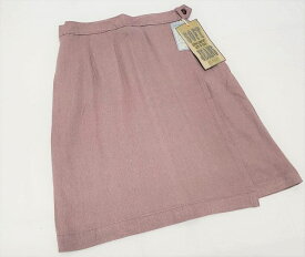 レディース　未使用　台形スカート　ひざ丈　紫色系　ET-5
