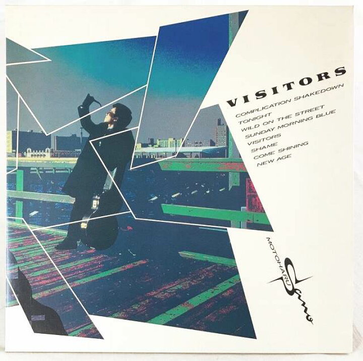 楽天市場】【中古】佐野元春 ヴィジターズ VISITORS LP レコード 28-3H 
