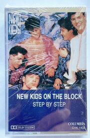 新品未開封輸入カセットテープ　NEW KIDS ON THE BLOCK　STEP BY STEP　ニューキッズオンザブロック　20260221　101-U