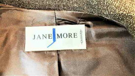 JANE MORE オンワード樫山 ジャケット 9号 スカート 11号 スーツ セットアップ ブラウン系 古着 レディース IV-13 2023011