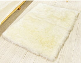 【レビュー特典付 お手入れブラシ】ムートンマット 長毛 90×120cm 高級天然 ムートン使用 ムートン ラグ マット 敷物 シート 毛皮 ファー ムートンラグ 送料無料 アイボリー ダークベージュ ラグ アウトドア キャンプ 敷物 短毛 ムートン 毛皮 マット ソファ ファー 在宅