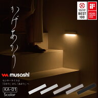 【ランキング1位！】 ≪メール便≫ かげあかり センサーライト KA-01 室内 充電式 USB typeC 照明 壁面 …