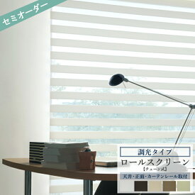 【楽天ランキング1位獲得！】オーダー 調光 ロールスクリーン センシア ベーシック トーソー TOSO ロールカーテン 選べる サイズ 生地色 全5色 チェーン ネジ止め カーテンレール取付 賃貸OK 幅30〜cm 高さ30〜cm 高機能 北欧 韓国 シンプル おしゃれ インテリア 直送