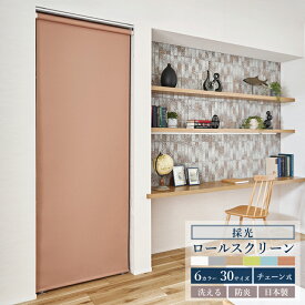 トーソー TOSO ワンタッチチェーン式ロールスクリーン コルト ロールカーテン 採光 防炎 ウォッシャブル 洗濯可 カーテンレール取付可 操作位置交換可 ネジ止め式 賃貸OK 幅40cm 高さ100cm 間仕切り 省エネ 高機能 北欧 韓国インテリア シンプル おしゃれ インテリア 直送