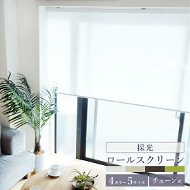 ロールスクリーン 既製サイズ 幅35~180cm×丈150~220cm 5サイズ チェーン式 Sロール 採光 ロールカーテン ロールブラインド 採光 ロールスクリーン ベーシック 4カラー カーテンレール取付可 高機能 北欧 韓国インテリア シンプル おしゃれ インテリア 直送