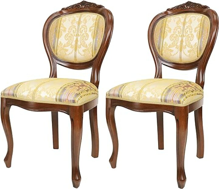 楽天市場】イタリア製 輸入家具 ダイニングチェア 2脚セット ベージュ 
