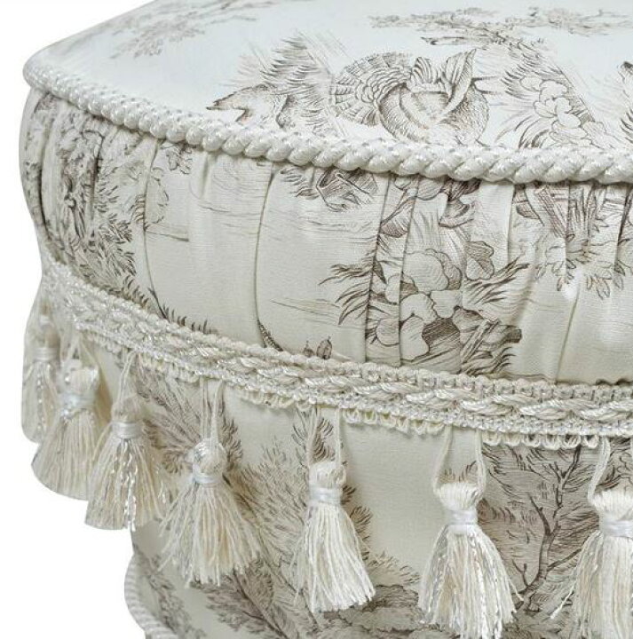 楽天市場】輸入家具 スツール トワルドジュイ Toile de Jouy 