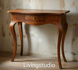 ＜謝恩セール！＞イタリア製 輸入家具 コンソール クラシック家具 アンティーク風 バロック リビングスタジオ 直輸入 天然木 014 送料無料
