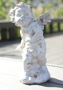 輸入雑貨 スターティング エンジェル 天使 置物 オブジェ コベントガーデン CoventGarden シャビーシック アンティーク ガーデン NH-81