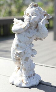 輸入雑貨 ファンタイム エンジェル 天使 置物 オブジェ コベントガーデン CoventGarden シャビーシック アンティーク ガーデン NH-82