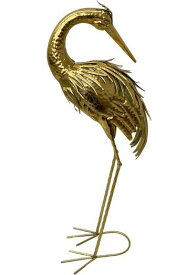 輸入雑貨 鶴 鳥 置物 ペア オブジェ クラシック モダン リビングスタジオ 直輸入 ゴールド ラグジュアリー 重厚 40421BO 送料無料