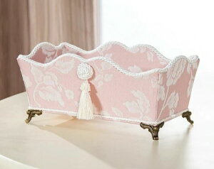 輸入雑貨 小物入れ 脚付き ジェニファーテイラー Jennifertaylor Heirloom アールーム ピンク リモコン入れ スマホ入れ 33232BX 送料無料