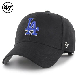 ’47 フォーティセブン FORTYSEVEN MVPキャップ 帽子 「Los Angeles Dodgers/ロサンゼルス・ドジャース」カラー：Black×Royal Logo MLB アメカジ ファッション メンズ レディース ぼうし ハット