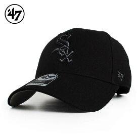 ’47 フォーティセブン FORTYSEVEN MVPキャップ 帽子 White Sox ホワイトソックス カラー：BLACK×Charcoal Logo MLB アメカジ ファッション メンズ レディース ぼうし ハット