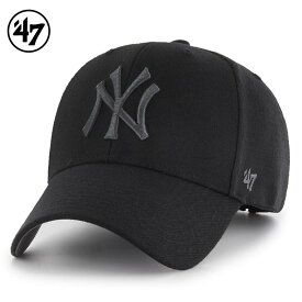 ’47 フォーティセブン FORTYSEVEN MVPキャップ 帽子 Yankees ヤンキース カラー：Black x Charcoal Logo MLB アメカジ ファッション メンズ レディース ぼうし ハット