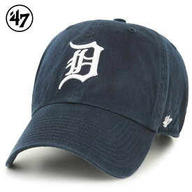 ’47 フォーティセブン FORTYSEVEN '47 CLEAN UP クリーンナップ キャップ 帽子 Tigers タイガース カラー：NAVY ローキャップ アメカジ ファッション メンズ レディース MLB ぼうし ハット