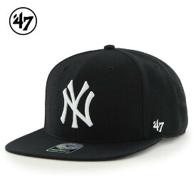 ’47 フォーティセブン FORTYSEVEN キャップ 帽子 シュアショット 47キャプテン CAPTAIN Yankees ヤンキース カラー：BLACK MLB アメカジ ファッション メンズ レディース ぼうし ハット 送料無料