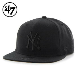 ’47 フォーティセブン FORTYSEVEN キャップ 帽子 シュアショット 47キャプテン CAPTAIN Yankees ヤンキース カラー：BLACK MLB アメカジ ファッション メンズ レディース ぼうし ハット 送料無料