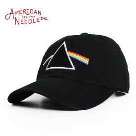 アメリカンニードル American Needle キャップ 帽子 ベースボールキャップ ローキャップ Pink Floyd ピンクフロイド カラー：BLACK アメカジ ファッション メンズ レディース ぼうし ハット