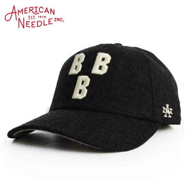 アメリカンニードル American Needle キャップ 帽子 ベースボールキャップ 「BIRM BLACK BARONS NL Archive Legend」SMU670A-BBB カラー：BLACK ニグロリーグ アメカジ ファッション メンズ レディース ぼうし ハット