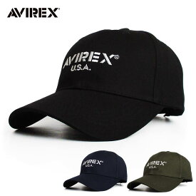 AVIREX アヴィレックス ツイル ローキャップ 帽子 日本正規ライセンス商品 メンズ レディース ぼうし ミリタリー ファッション アビレックス