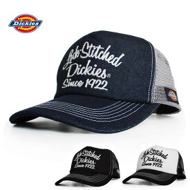 Dickies ディッキーズ メッシュキャップ 帽子 日本正規ライセンス商品 チェーン刺繍 メンズ レディース ぼうし アメカジ ファッション