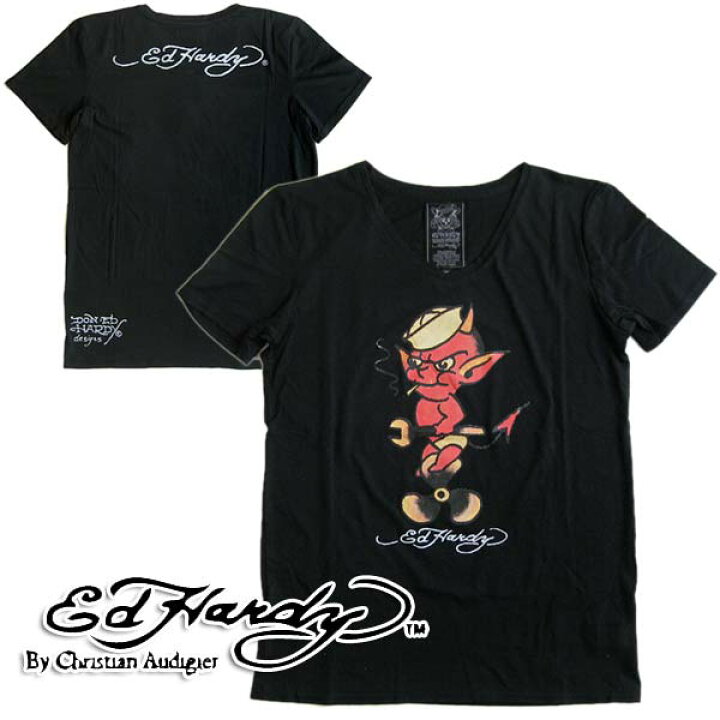 楽天市場】エドハーディー/Ed Hardy 半袖Tシャツ メンズ Vネック 