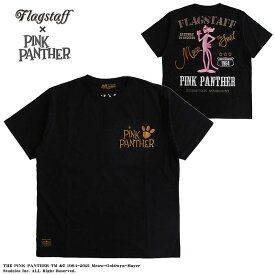 ピンクパンサー Pink Panther メンズ 半袖Tシャツ FLAGSTAFF フラッグスタッフ キャラクター アメカジ レディース 刺繍 送料無料