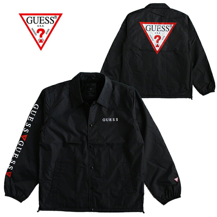 楽天市場】GUESS ゲス ナイロンコーチジャケット メンズ レディース  