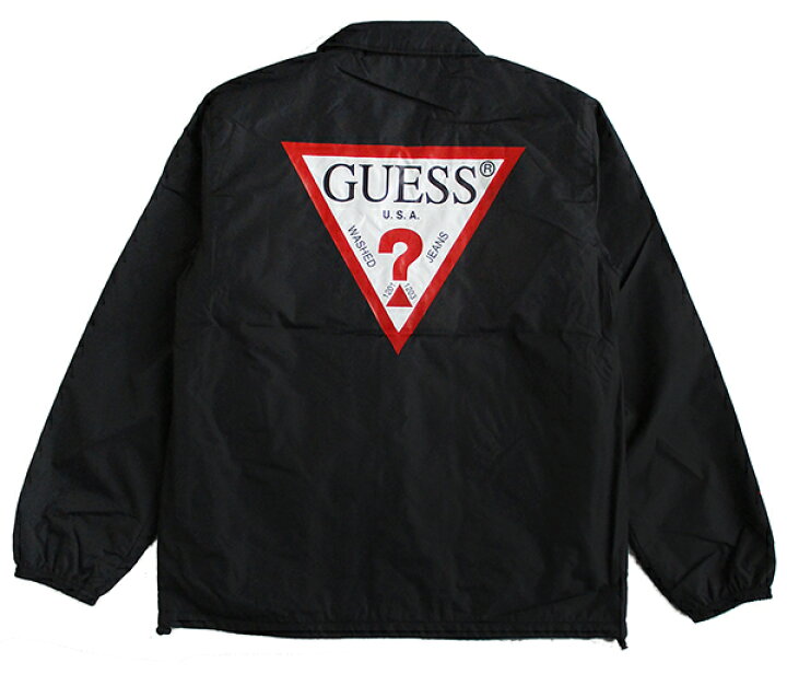 楽天市場】GUESS ゲス ナイロンコーチジャケット メンズ レディース 