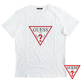 GUESS ゲス 半袖Tシャツ カラー：WHITE メンズ レディース ユニセックス ロゴ SALE