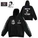 ベティーブープ Betty Boop コラボ The BRAVE-MAN ザ・ブレイブマン メンズ ストレッチパーカー ジャケット マンパ レディース アウター キャラクター アメカジ 刺繍 送料無料
