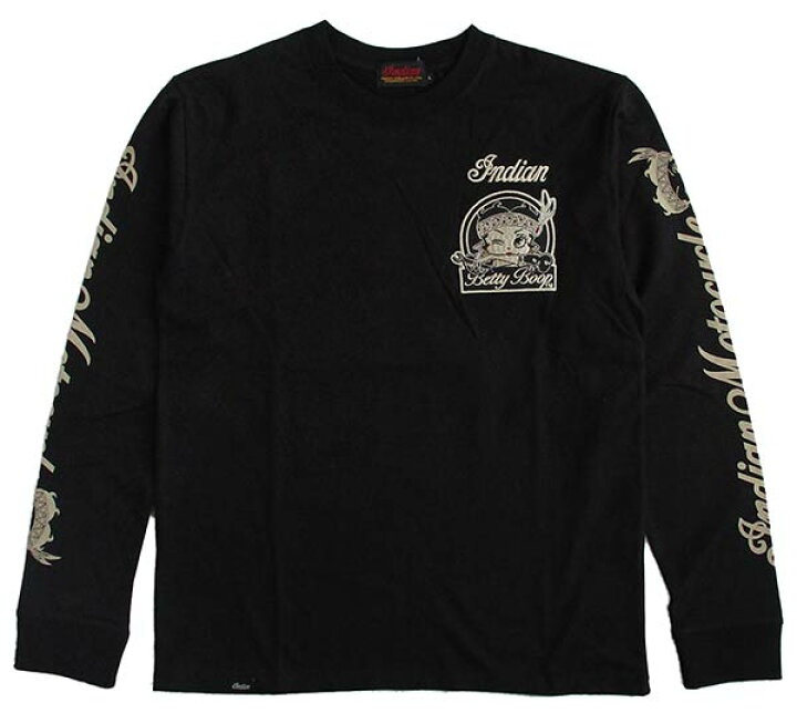 楽天市場】Indian Motocycle/インディアン モトサイクル × ベティーブープ/Betty Boop メンズ 天竺長袖Tシャツ(ロンT) キャラクター/アメカジ/刺繍 送料無料 : LL-Factory 楽天市場】Indian Motocycle/インディアン モトサイクル × ベティーブープ/Betty Boop メンズ 天竺長袖Tシャツ(ロンT) キャラクター/アメカジ/刺繍 送料無料 : LL-Factory
