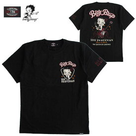 ベティーブープ Betty Boop 半袖Tシャツ メンズ レディース The BRAVE-MAN ザ・ブレイブマン キャラクター/アメカジ/刺繍 送料無料