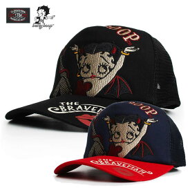 ベティーブープ Betty Boop コラボ メッシュキャップ 帽子 The BRAVE-MAN ザ・ブレイブマンアメカジ ファッション メンズ レディース ぼうし ハット キャラクター 送料無料