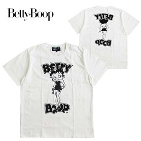 ベティーブープ Betty Boop メンズ 半袖Tシャツ カラー：OFF WHITE キャラクター