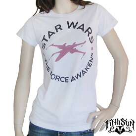 STAR WARS/スターウォーズ レディース半袖Tシャツ Fifth Sun/フィフス サン 正規ライセンス品