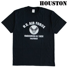 HOUSTON/ヒューストン メンズ 半袖Tシャツ カラー：NAVY ミリタリー アメカジ ファッション