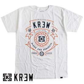 KR3W(クルー)　メンズ半袖Tシャツ“BOWLINE REG TEE”　WHITE ストリート アメカジ ファッション MENS メンズ ファッション