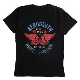エアロスミス Aerosmith メンズ半袖Tシャツ ロックTシャツ バンドTシャツ 正規ライセンス品 送料無料