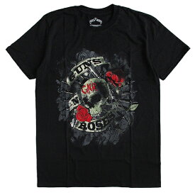 ガンズ・アンド・ローゼズ Guns N' Roses メンズ半袖Tシャツ ロックTシャツ バンドTシャツ アクセル・ローズ スラッシュ Slash ダフ・マッケイガン 正規ライセンス品 送料無料