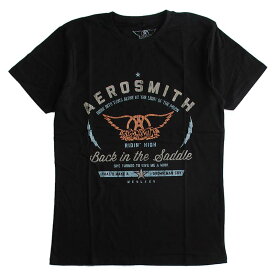 エアロスミス Aerosmith メンズ半袖Tシャツ ロックTシャツ バンドTシャツ 正規ライセンス品 ROCK OFF 送料無料