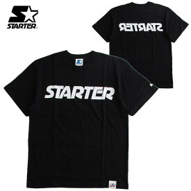 STARTER スターター 半袖Tシャツ カラー：BLACK メンズ レディース ユニセックス ロゴ ストリート