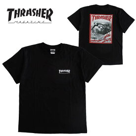 THRASHER/スラッシャー メンズ 半袖Tシャツ 「JAN 82 S/S Te」 カラー：BLACK 日本正規ライセンス商品 レディース ストリート