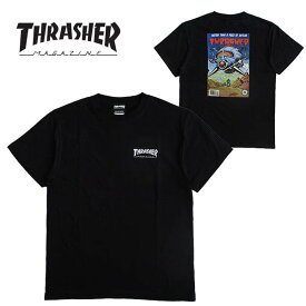 THRASHER/スラッシャー メンズ 半袖Tシャツ 「COMIC #8 S/S Tee」 カラー：BLACK 日本正規ライセンス商品 レディース ストリート