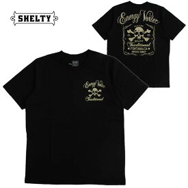 ルード系 半袖Tシャツ チェーン刺繍 SHELTY シェルティ メンズ レディース カラー：BLACK